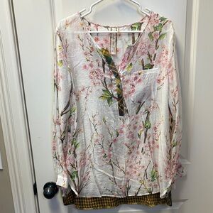 Long sleeve blouse